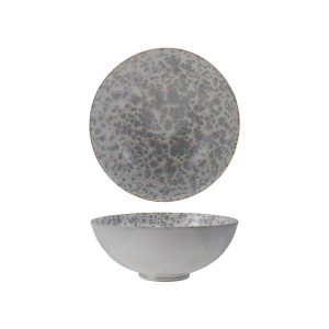 Stoneware Serving Bowl – Blue/White – 10.4″ x 4.4″