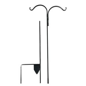 Double Arm Shepards Hook – Black – 93″