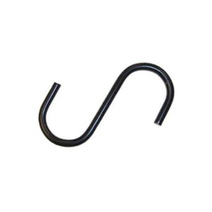 S Hook - Black - 4"