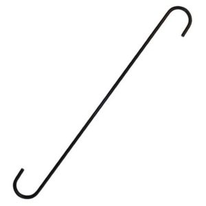 S Hook - Black - 18"