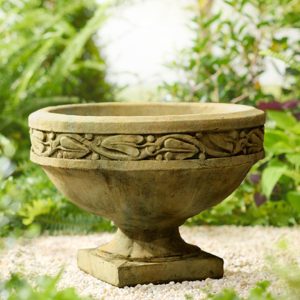 English Ivy Urn - Unique Stone - Ancient Age - 13" x 18"