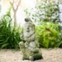 English Elf Statue – Unique Stone – Ancient Age – 6″ x 8″