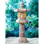 Tatsu Lantern Statue – Unique Stone – Ancient Age – 38″ x 16″