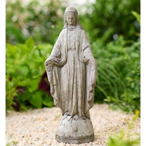 Small Madonna Statue – Unique Stone – Ancient Age – 18″ x 7″