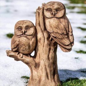 Night Watch Statue – Campania – Brownstone – 12.5″ x 5.75″ x 16.25″