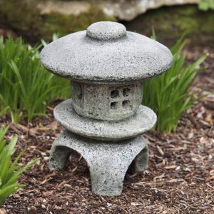 Mini Pagoda Statue – Campania – Alpine Stone – Set of 2 – 8.75″ x 11″