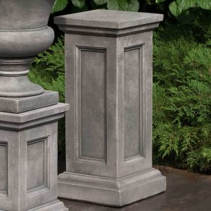 Tall Lenox Pedestal - Campania - Alpine Stone - 10.25" x 22.5"