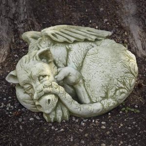Peep Statue – Campania – English Moss – 17.5″ x 14.5″ x 8″