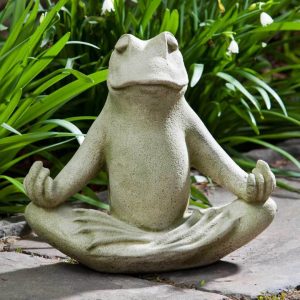 Totally Zen Too Statue – Campania – English Moss – 13″ x 6.5″ x 12″