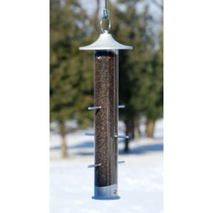 Tails Up Thistle Feeder Tube - Silver - 5.5" x 17"