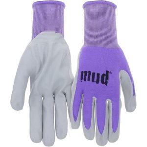 Knit Nitrile Palm Glove - Amethyst - Large