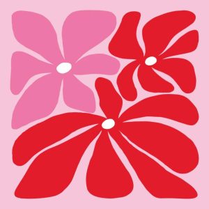 Floralie Beverage Napkins - Paperproducts Design - 5" x 5"