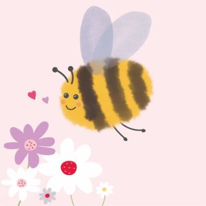 Donna Bee Beverage Napkins - Paperproducts Design - 5" x 5"