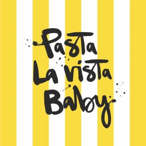 Pasta La Vista Baby Beverage Napkins - Paperproducts Design - 5" x 5"