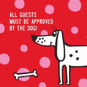 Dog Approved Beverage Napkins - Paperproducts Design - 5" x 5"
