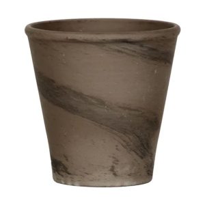 German Rose Pot – Border Concepts – Chocolate – 5.5″