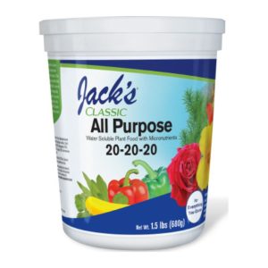All Purpose Fertilizer 20-20-20 – Jack’s Classic – 1.5 lb