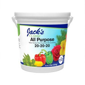 All Purpose Fertilizer 20-20-20 – Jack’s Classic – 4 lb