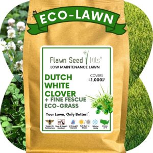 Dutch Clover Low Mow - Flawn Seed - 1000 SQ FT