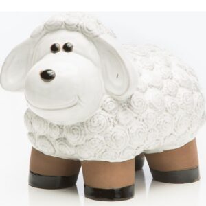 Medium Lamb – Alfresco – White Lace – 12″