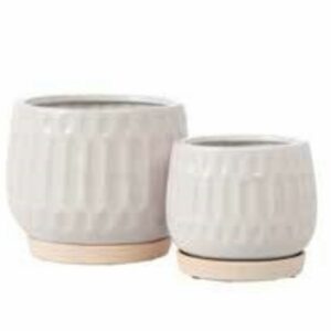 Penta Petits Attached Saucer - Alfresco - White - 9.5"