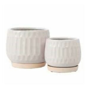 Penta Petits Attached Saucer - Alfresco - White - 7.5"
