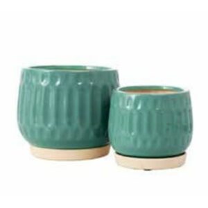Penta Petits Attached Saucer - Alfresco - Emerald - 7.5"