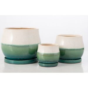 Mesa Petits Attached Saucer - Alfresco - Green - 11.5"