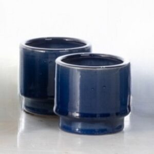 Brit Mini Pot - Alfresco - Blue - 2.75"