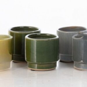 Brit Mini Pot - Alfresco - Dark Green - 2.75"
