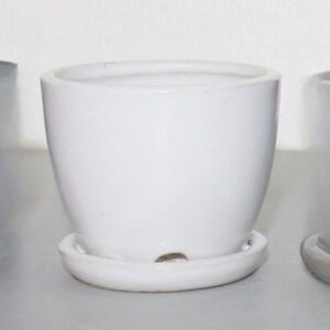 Dorset Mini Pot - Alfresco - White - 2.75"