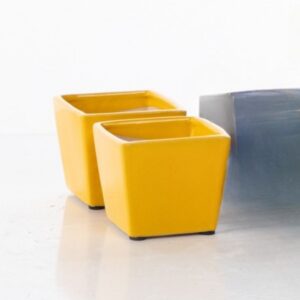 Caspen Mini Pot - Alfresco - Yellow - 3.5"