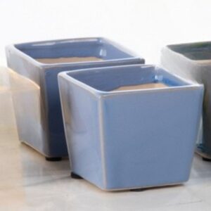 Caspen Mini Pot - Alfresco - Light Blue - 3.5"