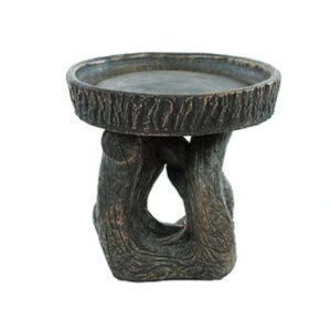 Driftwood Birdbath - Athens - Fawn - 20" x 19" x 19"