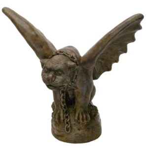 Large Gargoyle Statue - Athens - Pre Aged - 19" x 20" x 11"