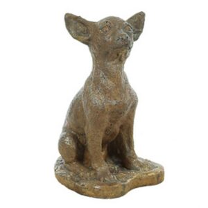 Taco Dog Statue - Athens - Espresso - 12" x 6" x 7"