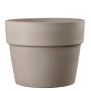 Perfetto Terra Cotta Pot – Foliera – Graphite – 5″