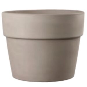 Perfetto Terra Cotta Pot – Foliera – Graphite – 8″