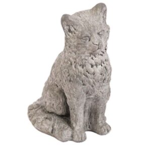 Small Cat Statue - Athens - Pre Aged - 11" x 7" x 9"