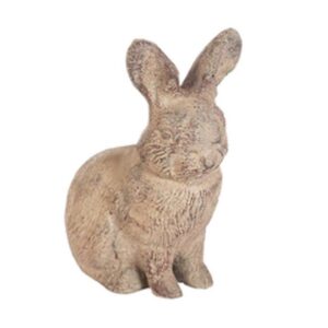 Small Bunny Garden Statue – Athens – Dessert Sand Brown – 7″ x 5″ x 4″