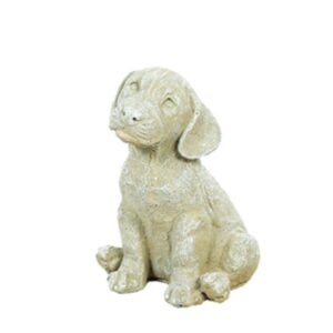 Sad Puppy Statue - Athens - Dessert Sand - 9" x 7" x 6"