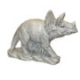 Triceratops Dinosaur Statue - Athens - Brushed Moss - 18" x 9" x 26"