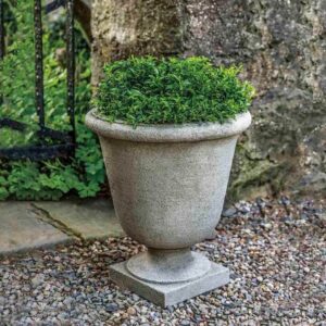 Hampton Terrace Urn - Campania - Alpine Stone - 13.75"" x 15"