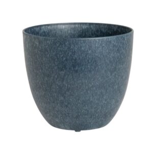 Bola Round Plastic Planter - Navy - 7"
