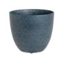 Bola Round Plastic Planter - Navy - 7"