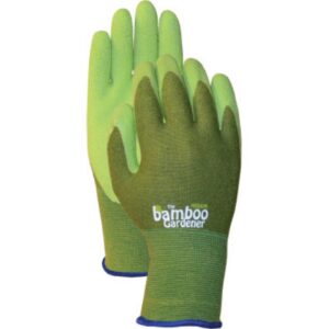 Bellingham Bamboo Gardener™ Rubber Palm Glove - Green - Medium