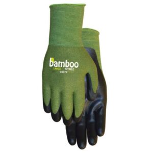 Bellingham Bamboo Gardener™ Nitrile Palm Glove - Green - Large