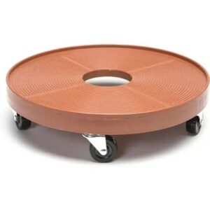 Plant Dolly (w/ hole) - Terra Cotta - 12"