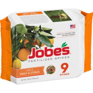 Fertilizer Spikes - Jobe's - Fruit & Citrus Tree - 9 Pack