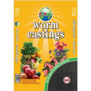 Organic Worm Castings - Wormganic - 1 CU. FT.
